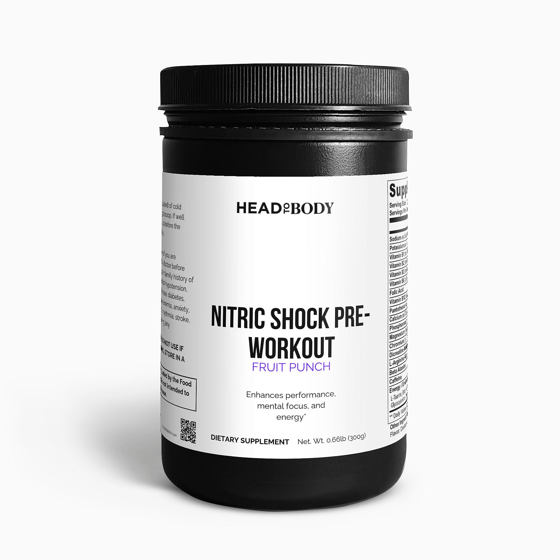 Nitric Shock Pre-Workout Powder Fruit Punch