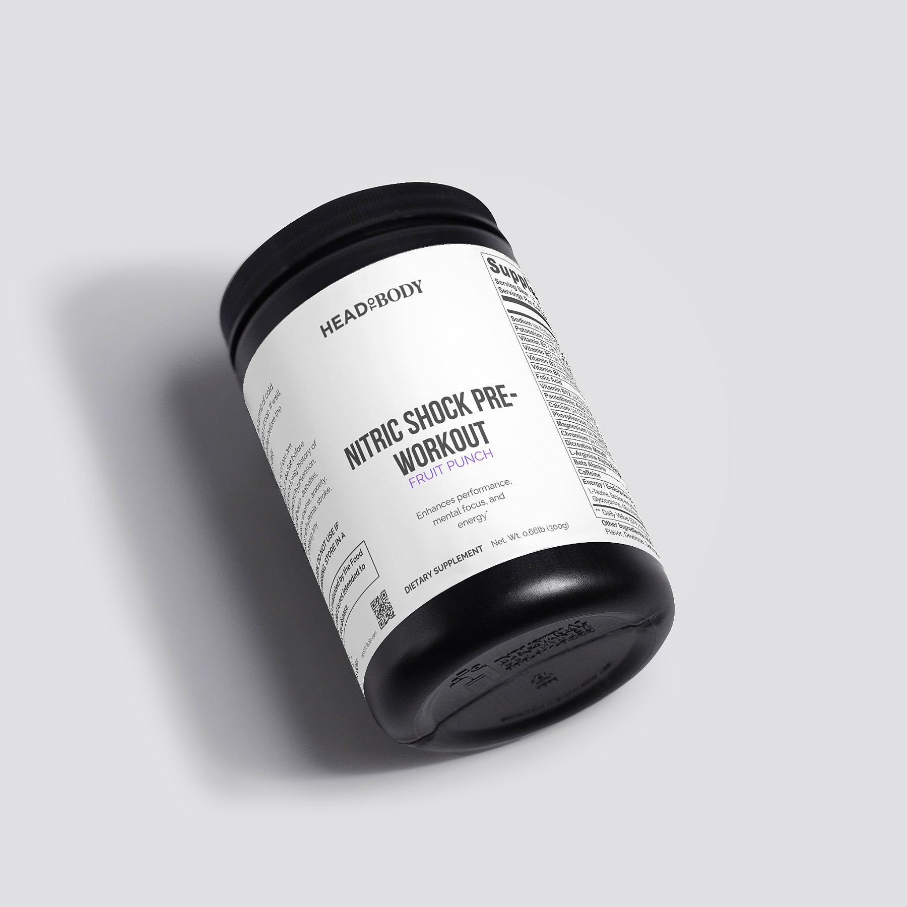 Nitric Shock Pre-Workout Powder Ingredients